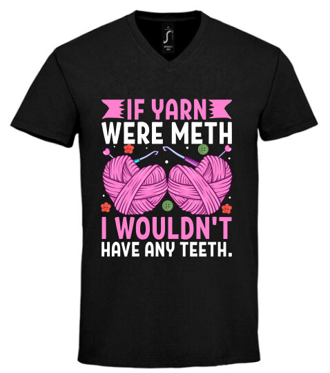 Unisex V nyakú póló