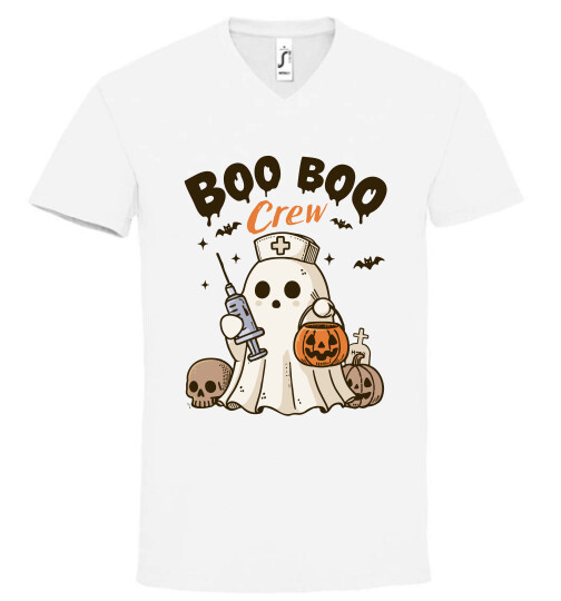 Unisex V nyakú póló