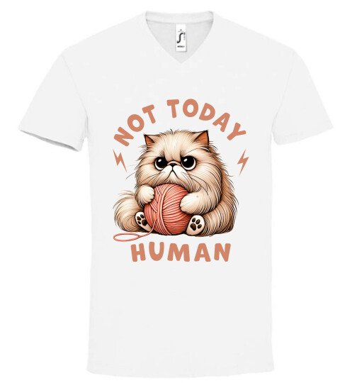 Unisex V nyakú póló