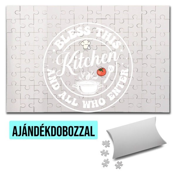 Puzzle - kirakó ajándékdobozzal