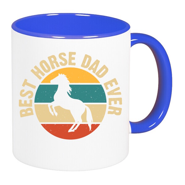 Színes fülű és belsejű bögre