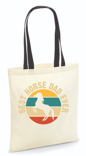 Vászontáska - színes fülű 