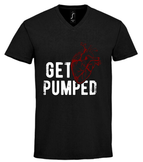 Unisex V nyakú póló