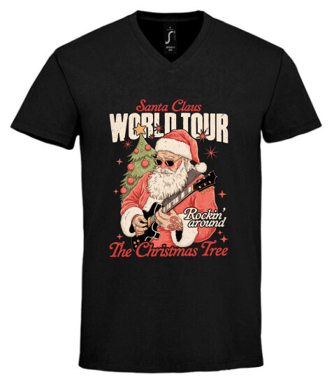 Unisex V nyakú póló