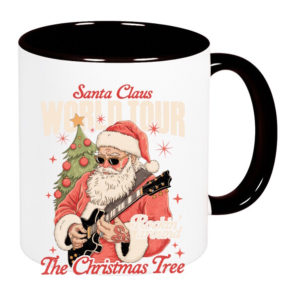 Színes fülű és belsejű bögre