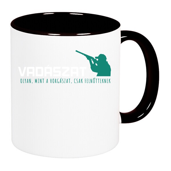 Színes fülű és belsejű bögre