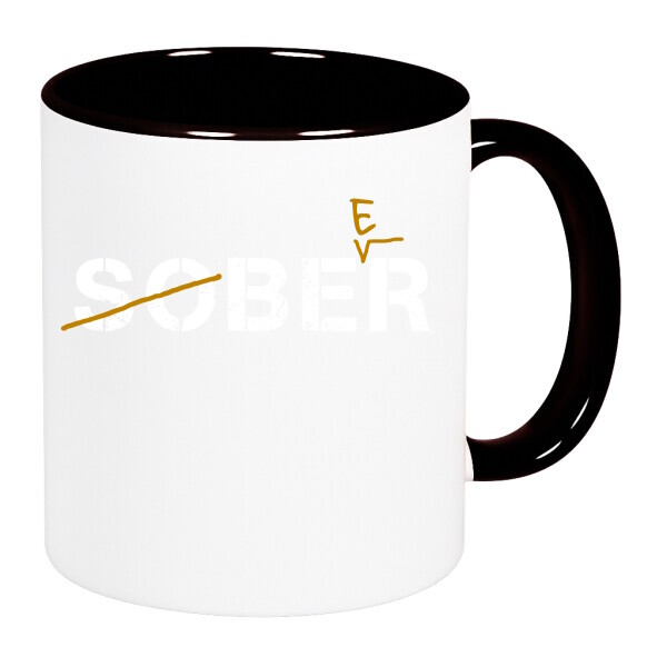 Színes fülű és belsejű bögre