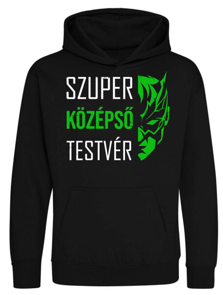 Kapucnis belebújós gyerek pulóver