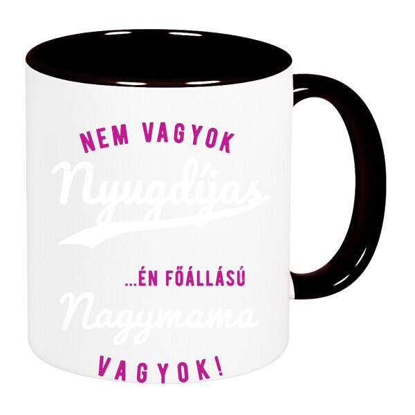 Színes fülű és belsejű bögre