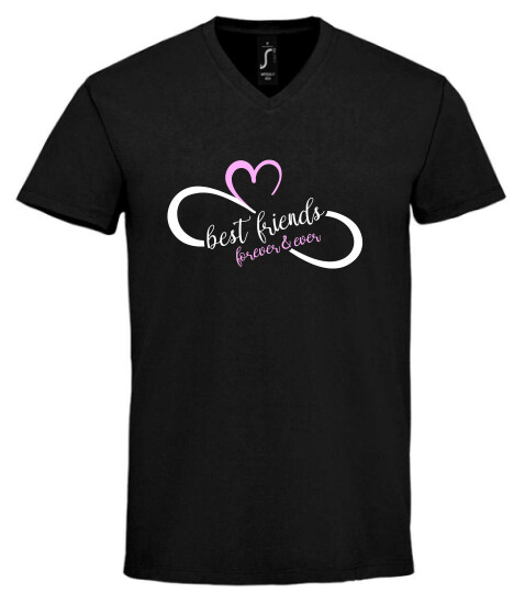 Unisex V nyakú póló