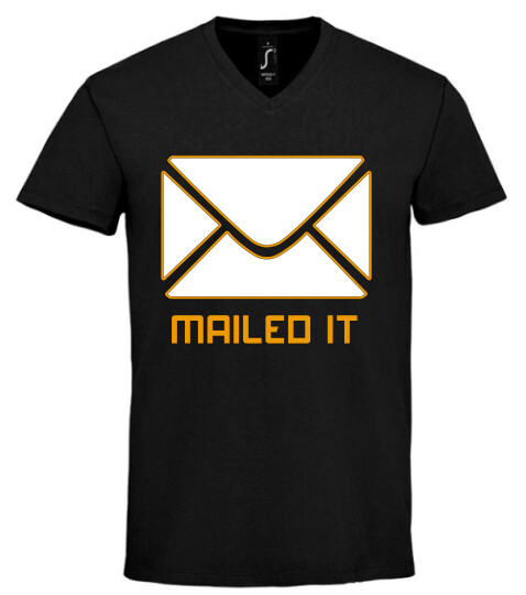 Unisex V nyakú póló