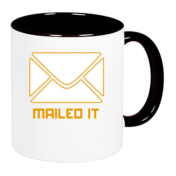 Színes fülű és belsejű bögre