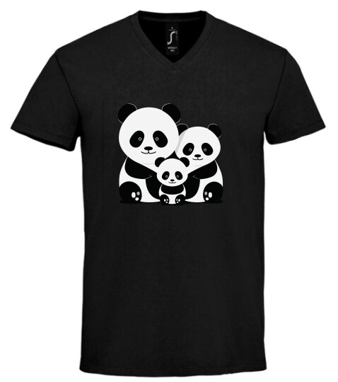 Unisex V nyakú póló