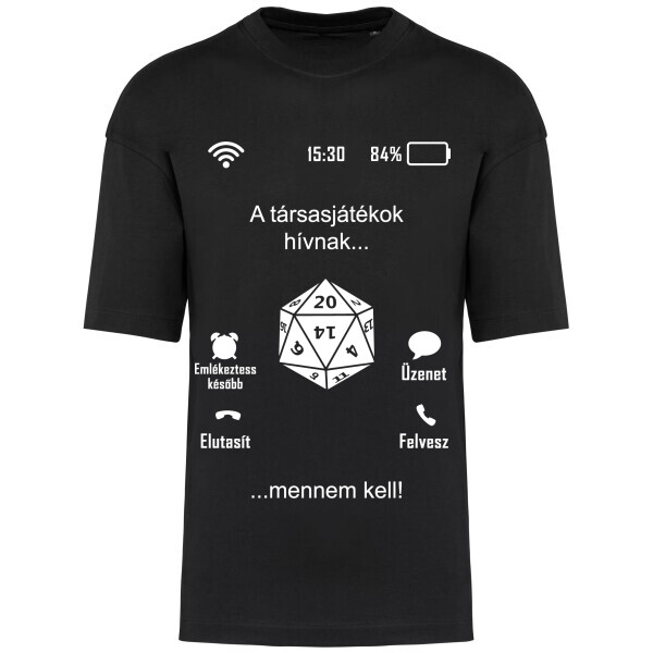 Prémium oversized unisex póló