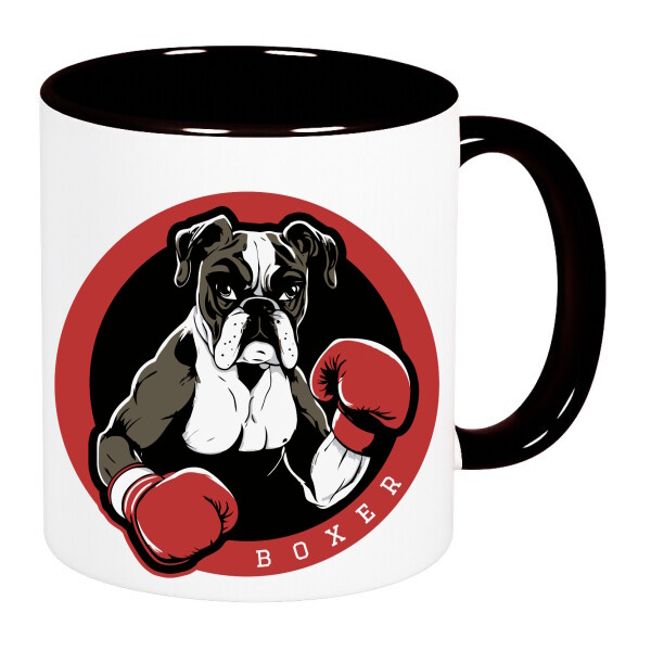 Színes fülű és belsejű bögre