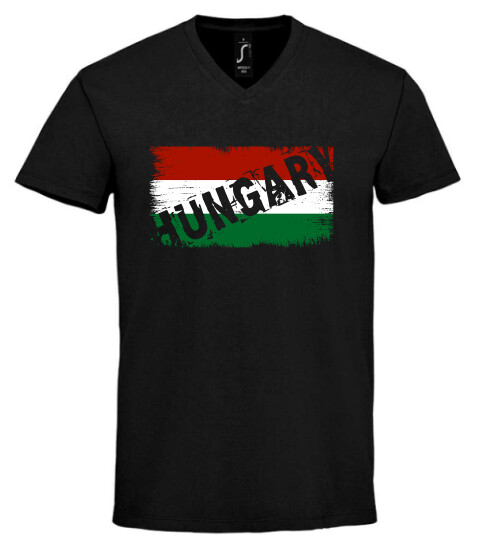 Unisex V nyakú póló