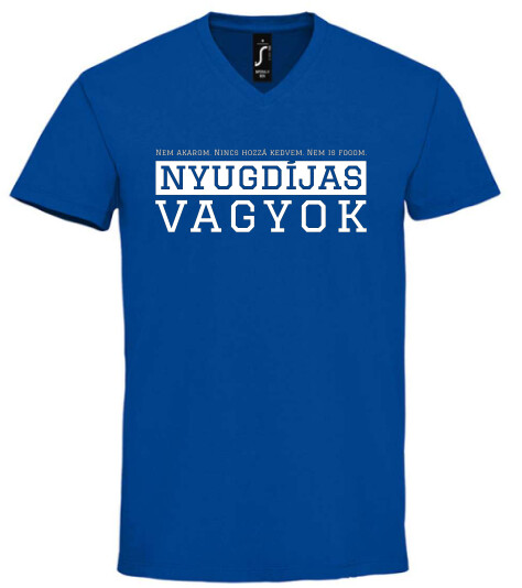 Unisex V nyakú póló