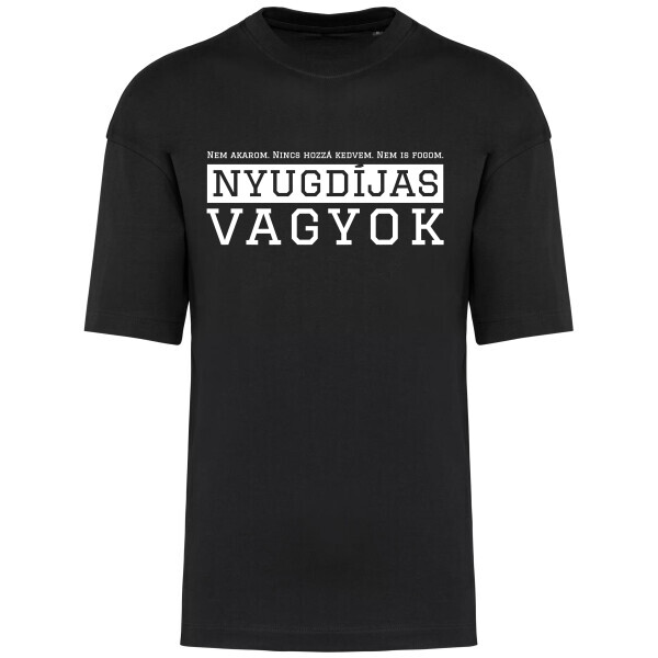 Prémium oversized unisex póló