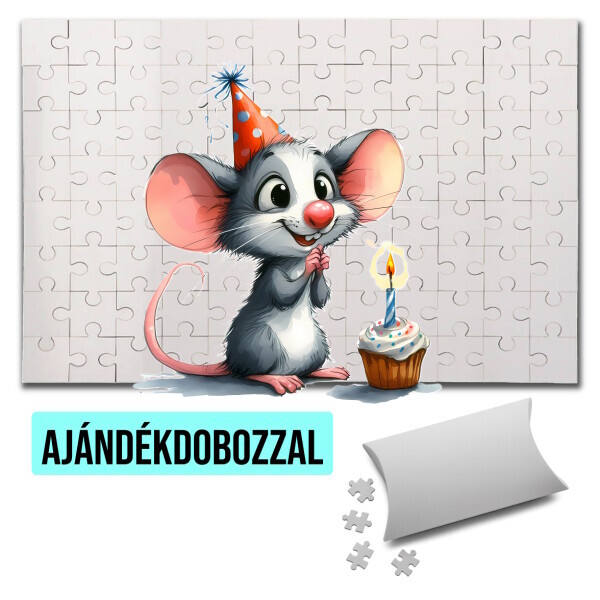Puzzle - kirakó ajándékdobozzal
