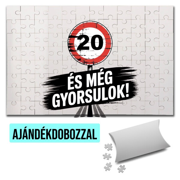 Puzzle - kirakó ajándékdobozzal