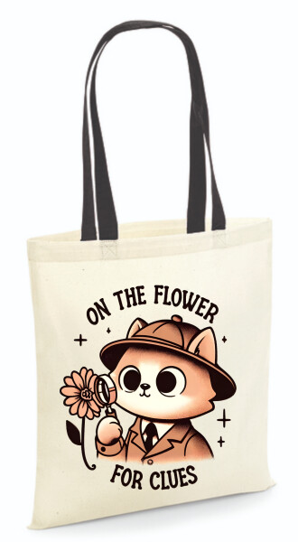 Vászontáska - színes fülű 