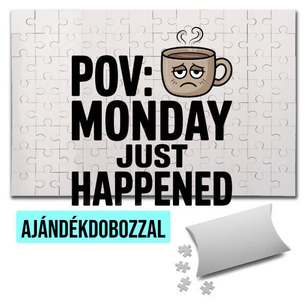 Puzzle - kirakó ajándékdobozzal