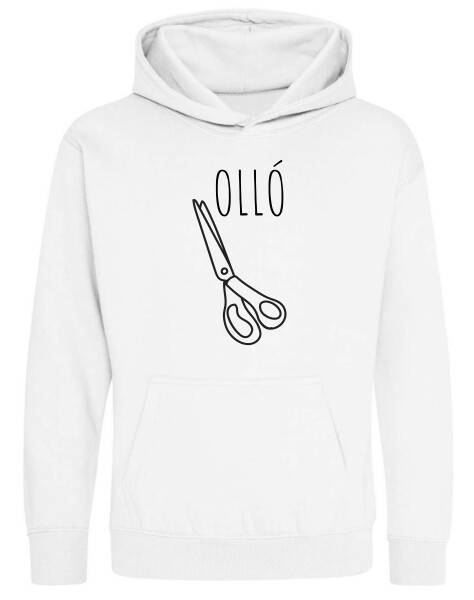 Kapucnis belebújós gyerek pulóver