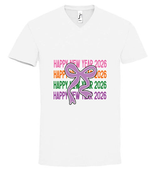 Unisex V nyakú póló