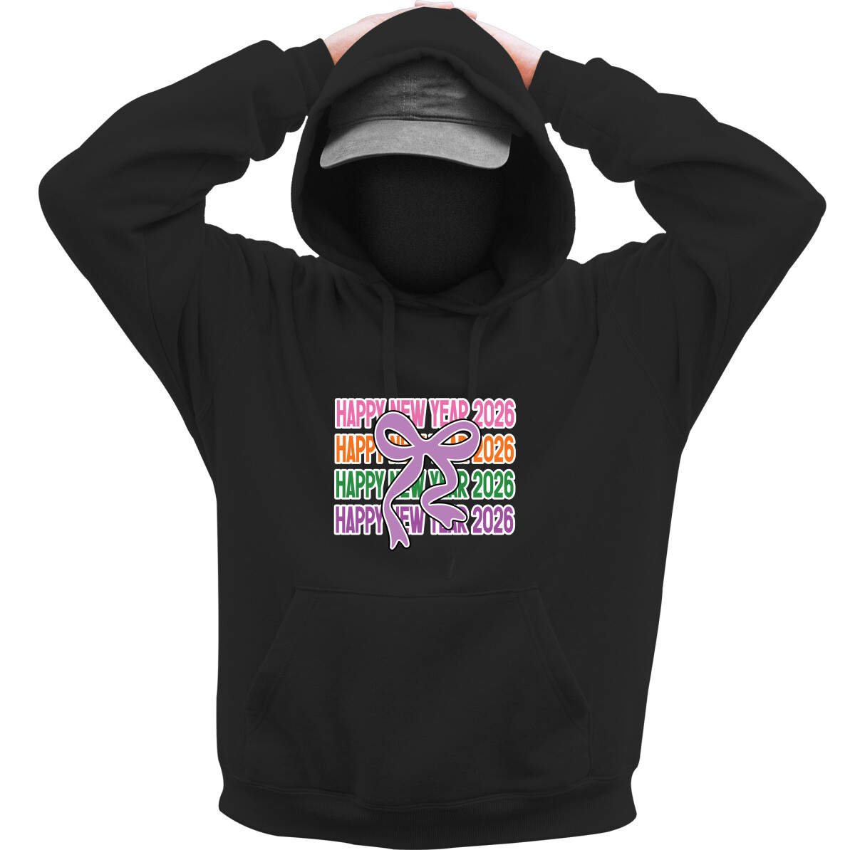 Kapucnis belebújós pulóver