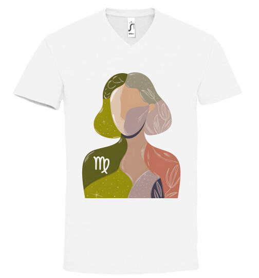 Unisex V nyakú póló