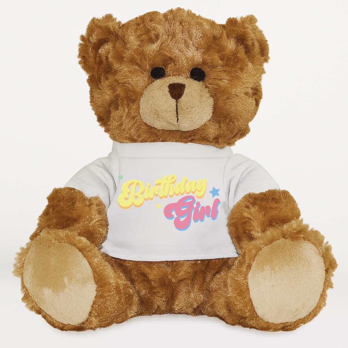 Plüssmaci egyedi pólóval