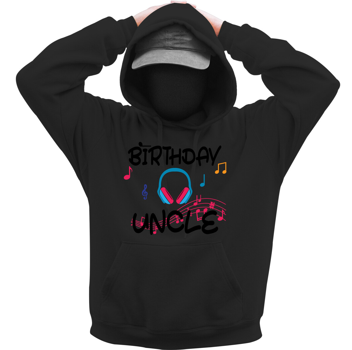 Kapucnis belebújós pulóver