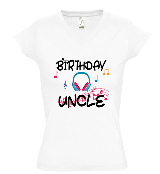 Női V nyakú póló