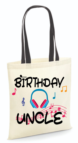 Vászontáska - színes fülű 