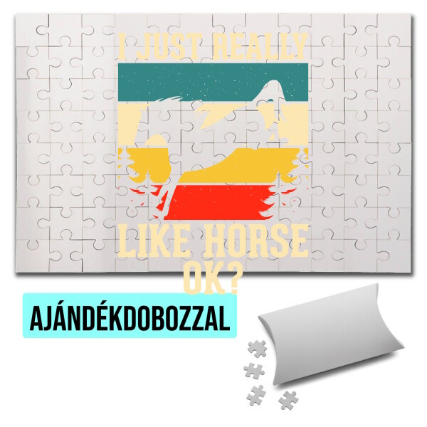 Puzzle - kirakó ajándékdobozzal