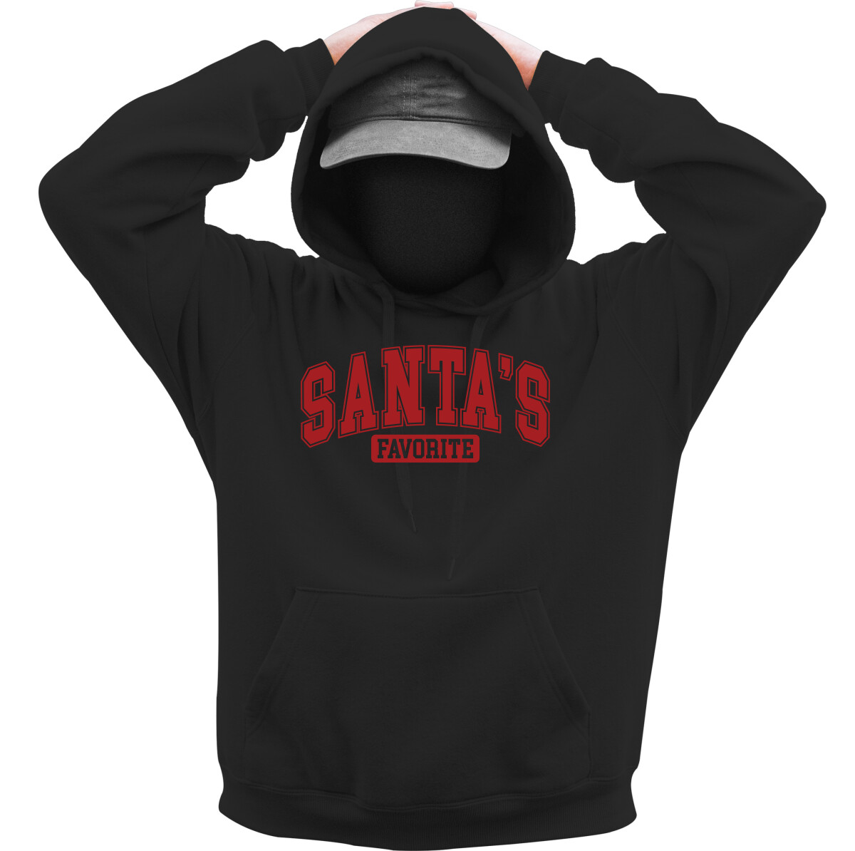 Kapucnis belebújós pulóver