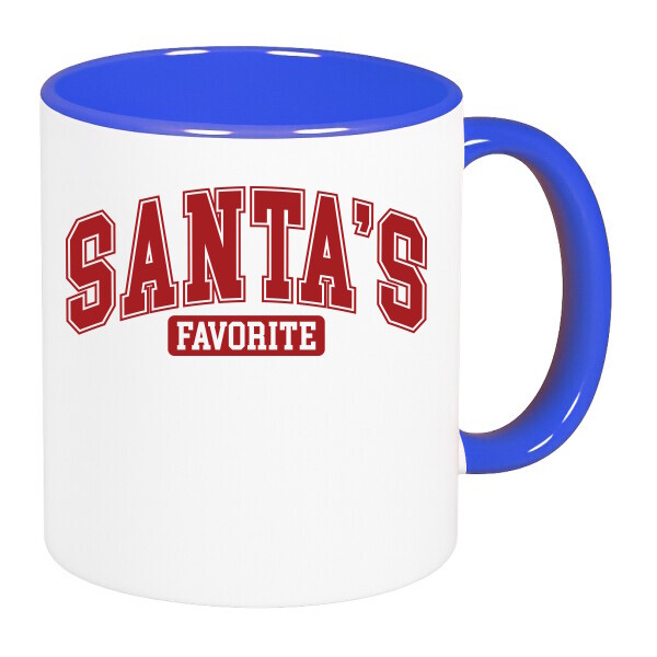 Színes fülű és belsejű bögre