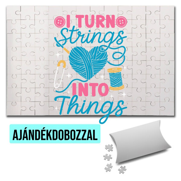 Puzzle - kirakó ajándékdobozzal