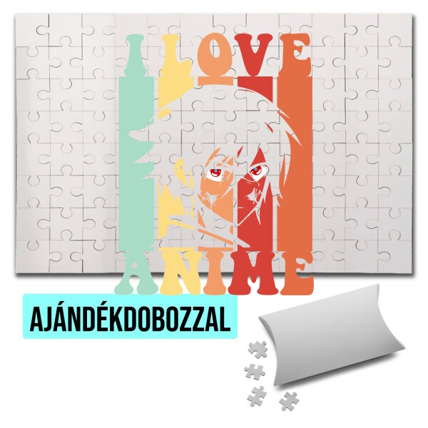 Puzzle - kirakó ajándékdobozzal