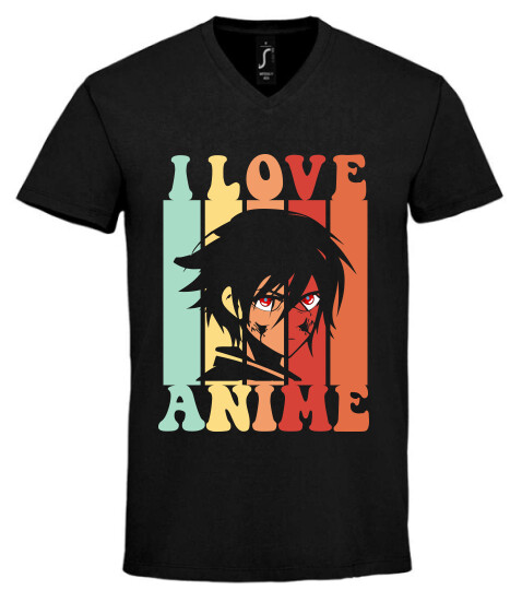 Unisex V nyakú póló