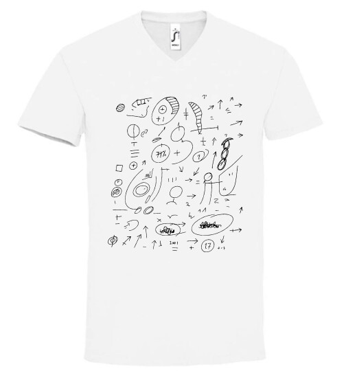 Unisex V nyakú póló