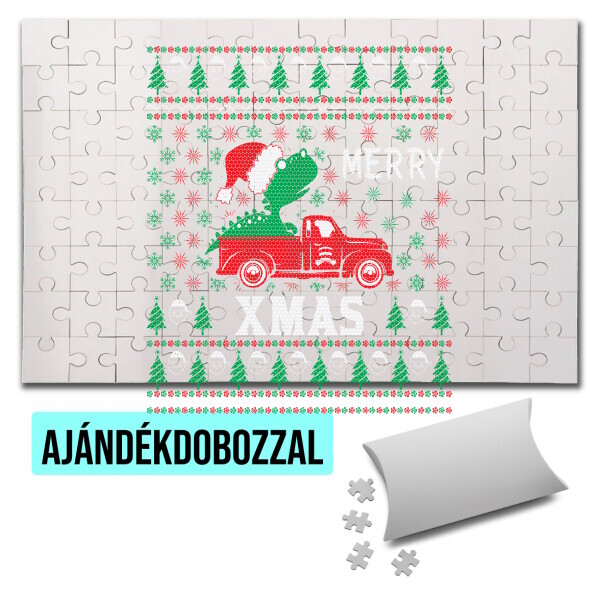 Puzzle - kirakó ajándékdobozzal