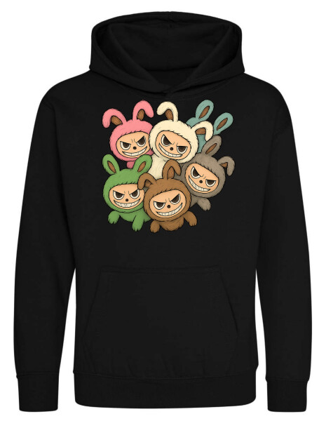 Kapucnis belebújós gyerek pulóver