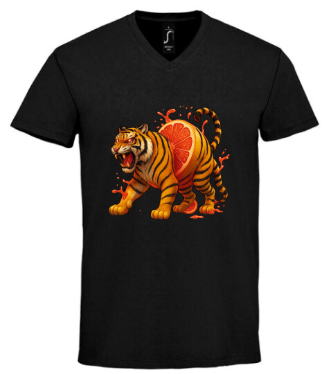 Unisex V nyakú póló