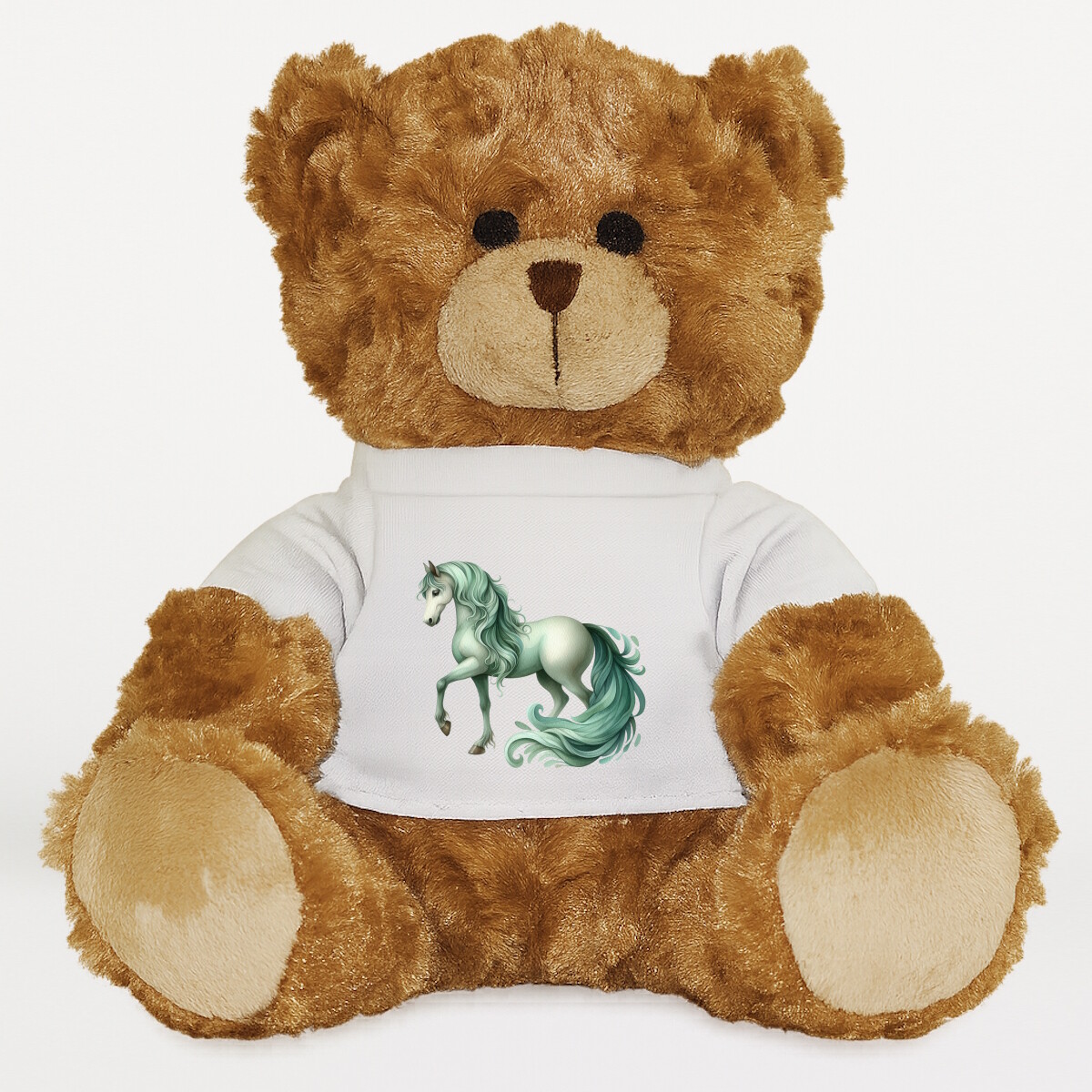 Plüssmaci egyedi pólóval