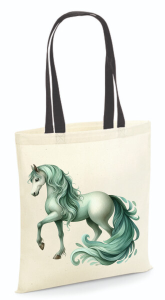 Vászontáska - színes fülű 