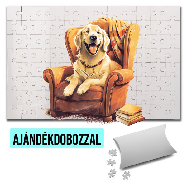 Puzzle - kirakó ajándékdobozzal