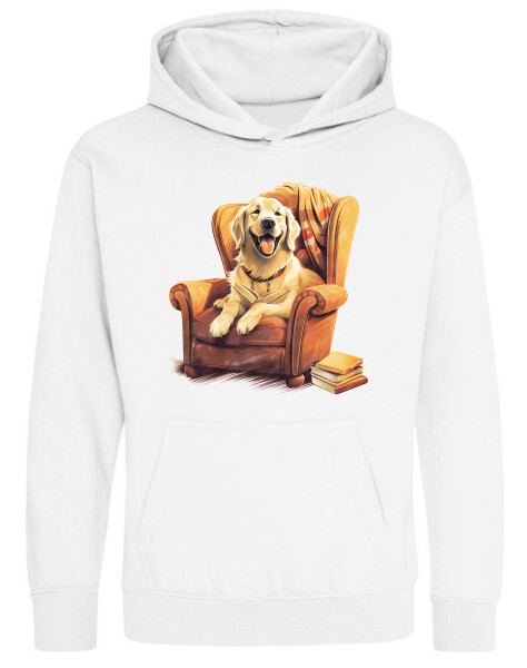 Kapucnis belebújós gyerek pulóver