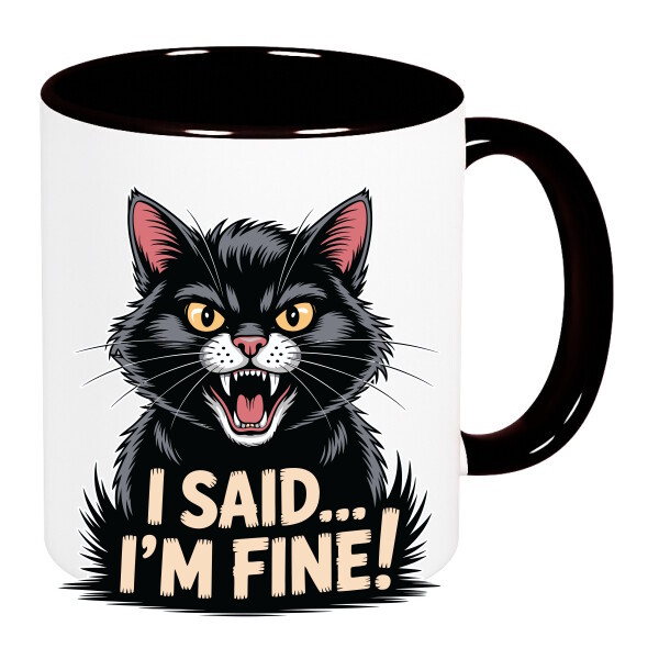 Színes fülű és belsejű bögre