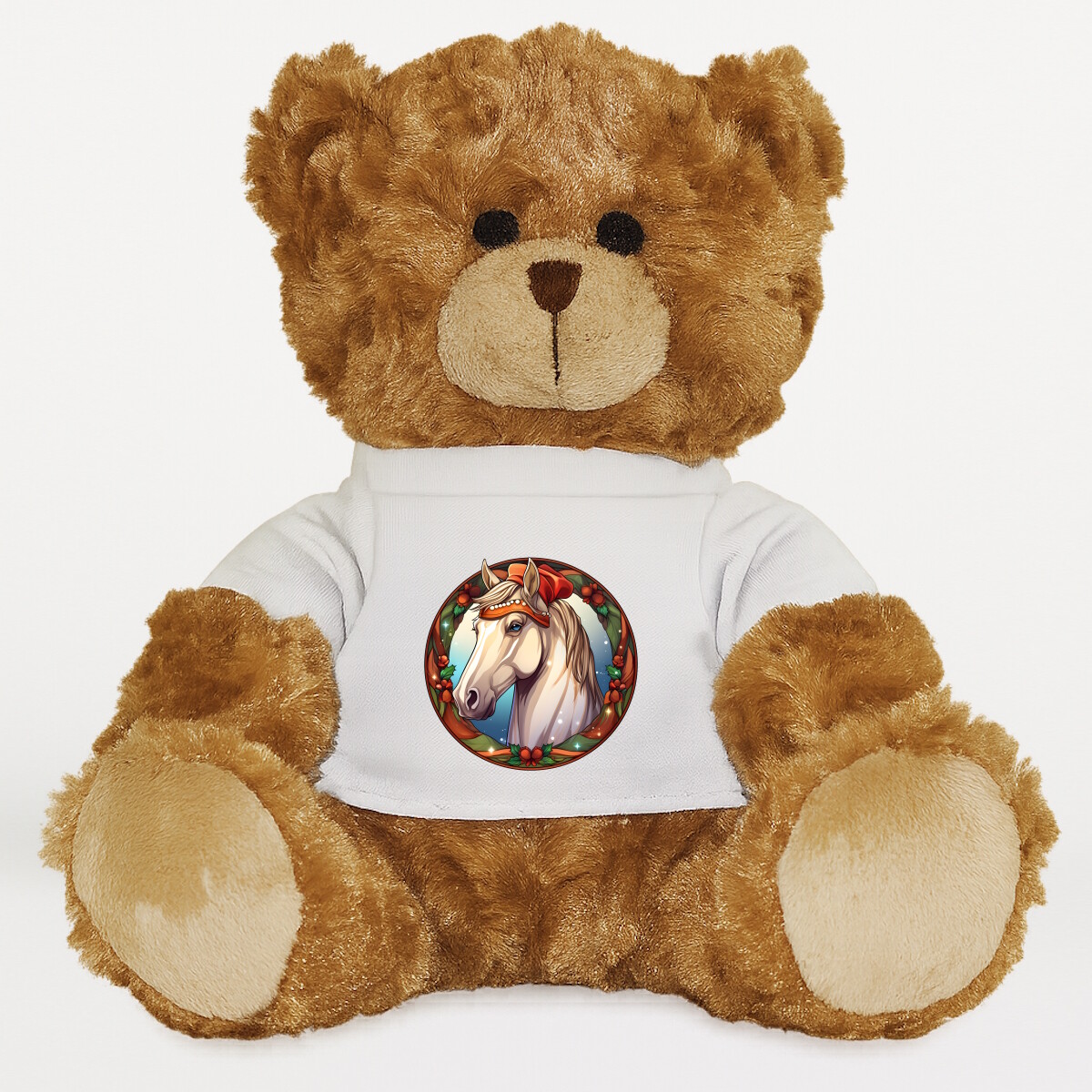 Plüssmaci egyedi pólóval